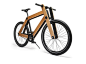 #工业设计#  可折叠的木质自行车，北欧风格，简单明朗。