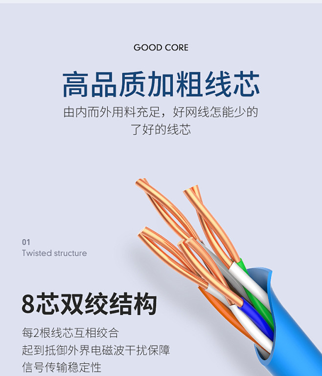 网线10m15m20m30米超五类室外电...