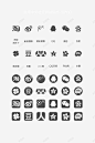 常用登录小图标图标QQ微博微信图标 创意素材