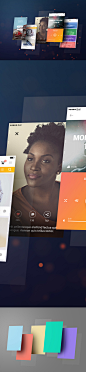 好用简单的APP UI设计展示模型免费[PSD] #APP#