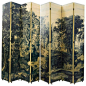 Eight-Panel Folding Screen by Piero Fornasetti, Italy, 1950's 1