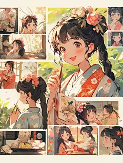 古风少女拼贴手帐，含咒语_12_茶海_来自小红书网页版