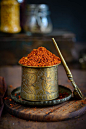 Indian spice mix. Love the mood and props in this photo.: 