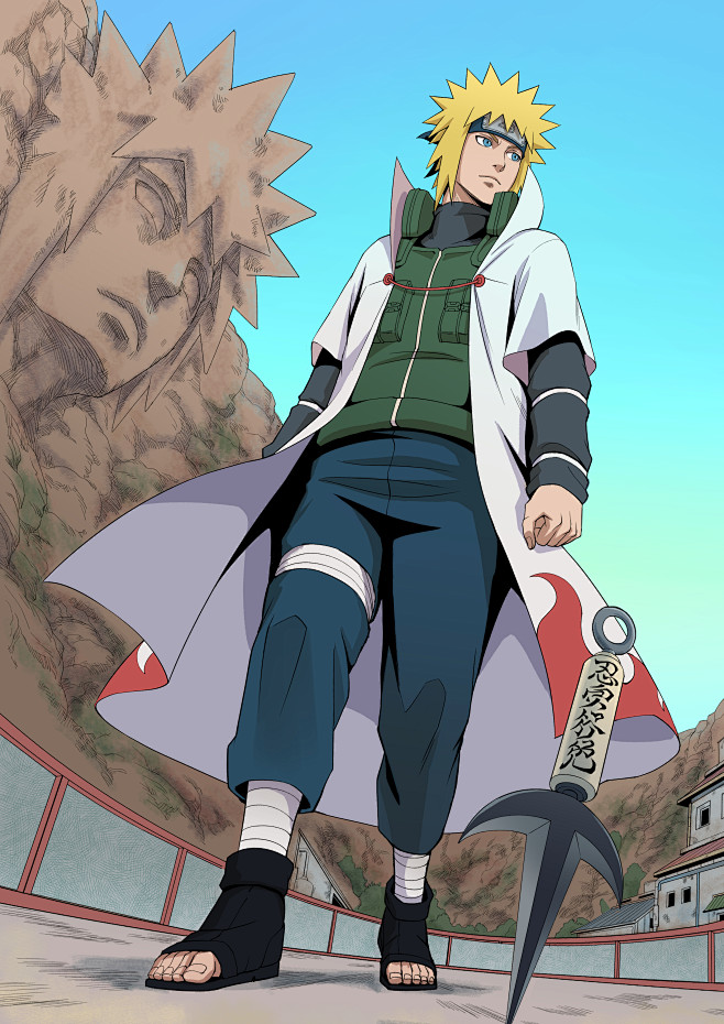四代目火影　波風ミナト　シキフウジン 四代目火影 波風ミナト シキフウジン