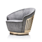 Swivel occasional chair - Giorgio Collection