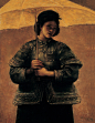 著名油画家庞茂琨(彝族姑娘)作品欣赏