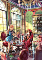 『插画来袭』日本画师藤原作品 第二辑。<br/>宵暗の金鱼姫<br/>なよ竹のかぐや姫<br/>アリスと有栖<br/>逆さ桜の界<br/>天界スケッチ<br/>たまにはアナログ絵<br/>饴色ノスタルジア<br/>天女の午后<br/>空の教室<br/>龙王の娘<br/>星ふる夜の惑星纪行<br/>笼の七蝶<br/>华翼<br/>透明な光の季