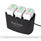 Amazon.com: Spinido® DJI Battery Dock for Phantom 2 and 3 (Black): Cell Phones & Accessories