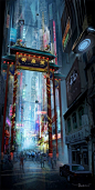 Petaling Street in Year 23XX by Takashi Tan