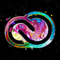 Creative Cloud 2018 : Official logo interpretation of Adobe Creative Cloud 2018 by Ruslan Khasanov