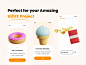 Food & Drink 3D Icon 25款食物饮料快餐甜点卡通3D图标icon素材png免抠图片设计素材 - UIGUI