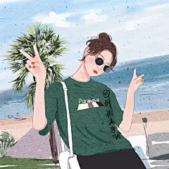 #插画狂想# by @胡桃夹手绘头像 ​​​​