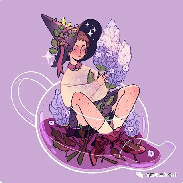 插画丨复古浓郁色彩下的西方童话，带有独特...