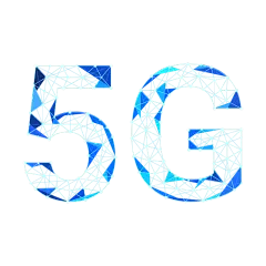 手绘-科技风5G数据智能元素3