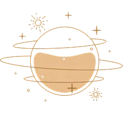 手绘-简笔画氛围贴纸SVG-星球