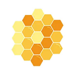 卡通-蜂蜜元素图形-蜂巢