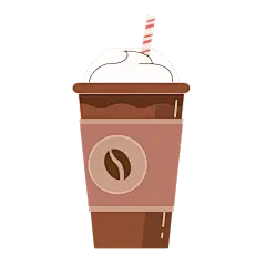手绘-饮品元素贴纸SVG-咖啡