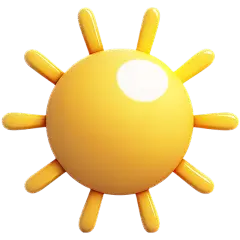 通用3D立体C4D太阳元素素材
