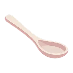 家居系列手绘肌理感卡通汤勺元素