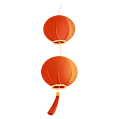 中国风-灯笼元素贴纸