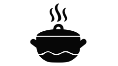 常规内容-美食系列简约感锅具图标元素