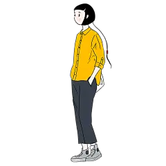人物插画-女孩