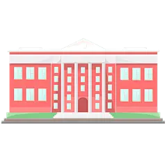 矢量-学校建筑元素