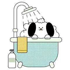 卡通感文体娱乐狗元素