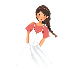 卡通感教育培训女生元素