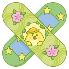 手绘-ins风可爱创可贴装饰贴纸1