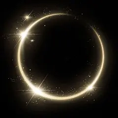 特效通用金色粒子光圈元素素材
