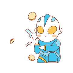 卡通感儿童节奥特曼元素贴纸