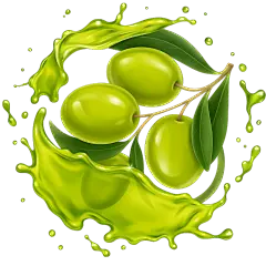 常规内容-果蔬系列插画风橄榄元素