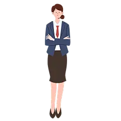 酒店服务人员贴纸2