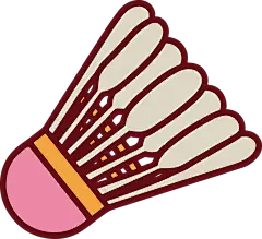 常规内容-图标系列插画感彩色可爱羽毛球元素