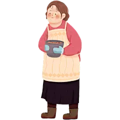 手绘风-重阳老人