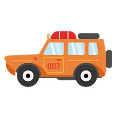 扁平套系-交通工具-汽车