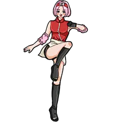 手绘-表演人物元素贴纸