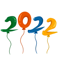 元旦新年卡通2022文字5