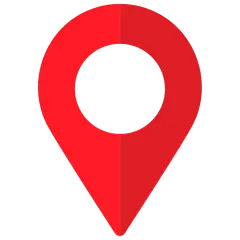 常规内容-图标系列矢量红色定位GPS