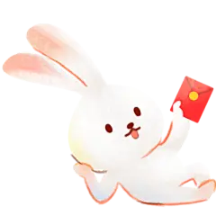 中秋热点贴纸-兔子