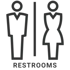 常规内容-图标系列简约感卫生间标识元素