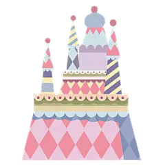 手绘-扁平卡通风城堡建筑svg5