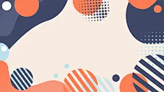 常规内容-背景系列彩色抽象几何背景