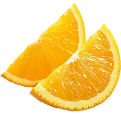 果蔬系列通用写实橙子/切片元素素材