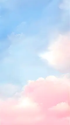 常规风光系列唯美感蓝粉色云层天空背景