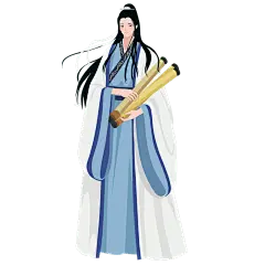 手绘-仙侠武侠古风人物插画-男人5