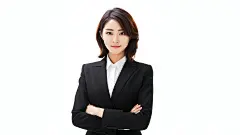 金融女性模特人像图片