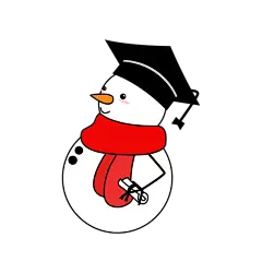 卡通感教育行业雪人元素