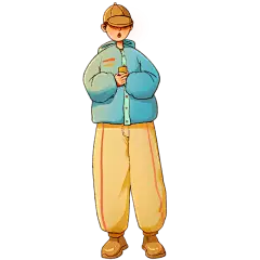 动漫风人物元素-男孩